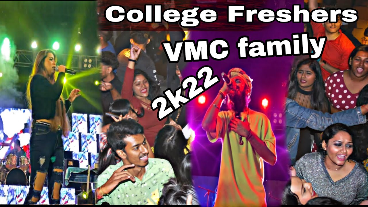 College freshers 2k22 /| VMC FAMILY | Mohit Moitra Mancha | karan vlogs | #college #freshers #vlog