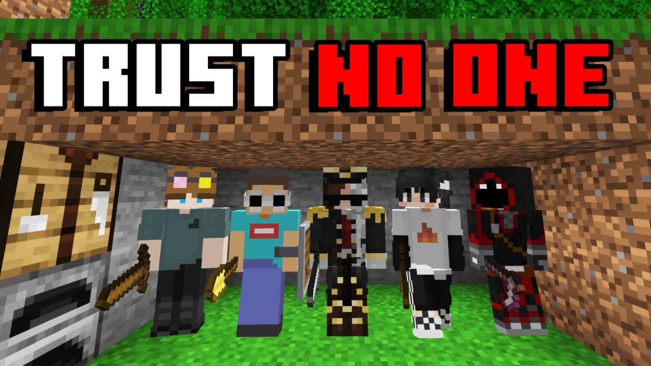 Minecraft Manhunt, но я не знаю, кто охотники