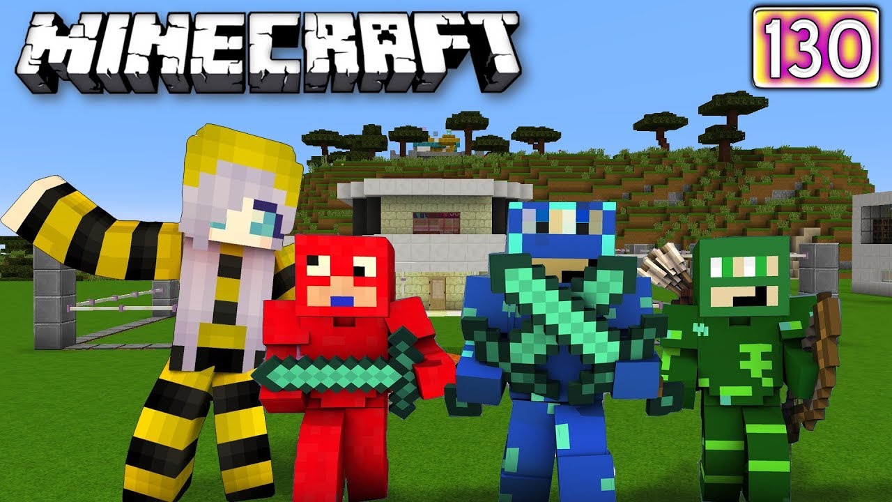 PİJAMA MASKELİLER ÖRÜMCEK BEBEK VE ÇETESİ SARI KIZI BULDU - Minecraft Maceraları 130