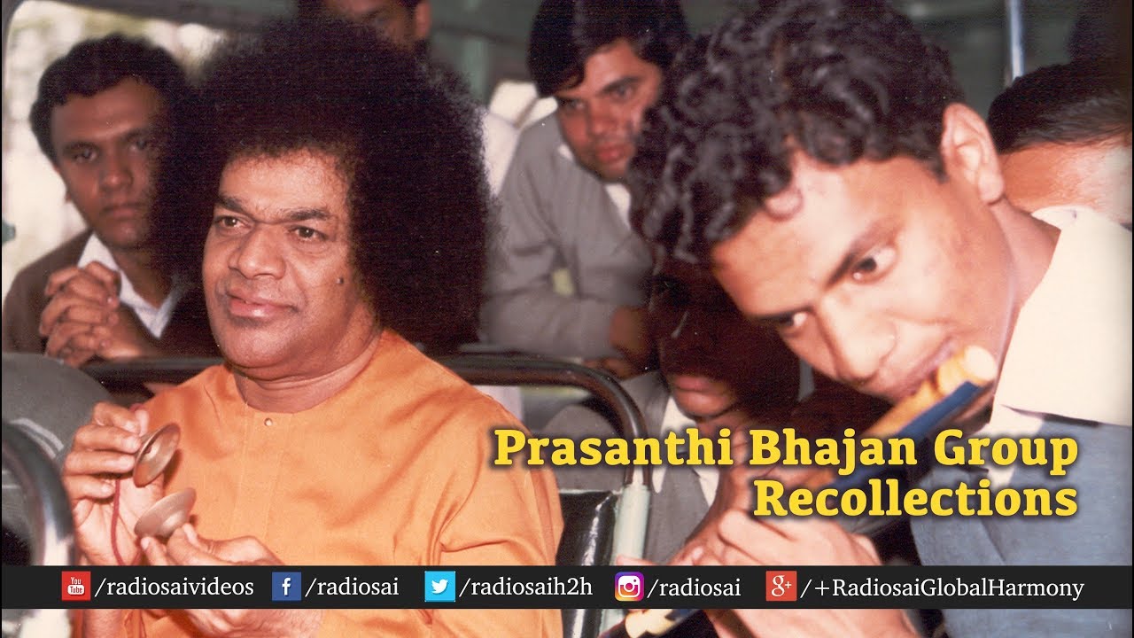 Singing for the Nadabrahma Swaroopa - Prasanthi Bhajan Group Recollections | Sri Ravi Teja