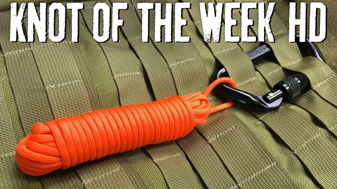 Access Paracord Quickly with a Deployment Lanyard - ITS Knot of the Week HD
