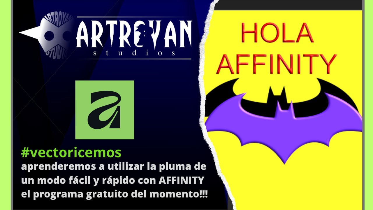 #affinity : Herramienta pluma. Como vectorizar rápido y sencillo!!!