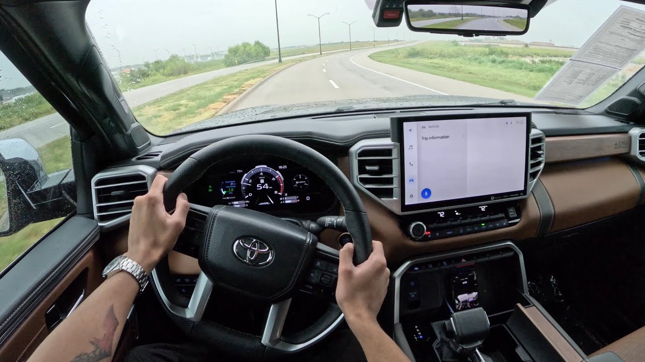 2023 Toyota Tundra 1794 - POV Rainy Drive