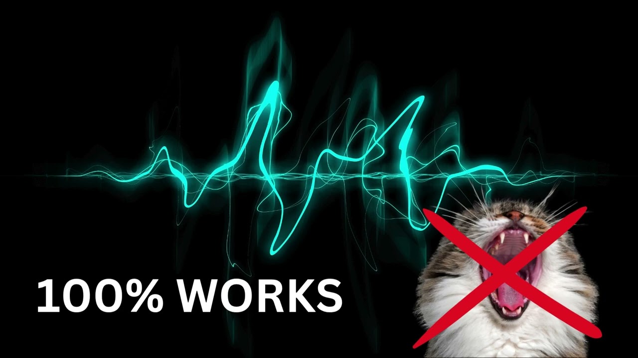 NEW Cat Repellent Ultrasonic Frequency Sound Anti-Feline Deterrent Zone Area Long Version Works 100%