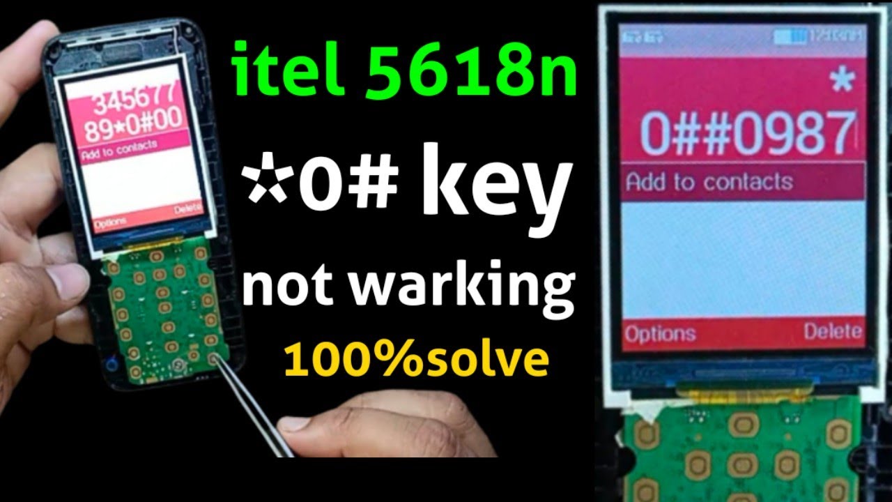 100% solve itel 5618n key not working / itel 5618n keypad not working / itel 5618 charging not stock
