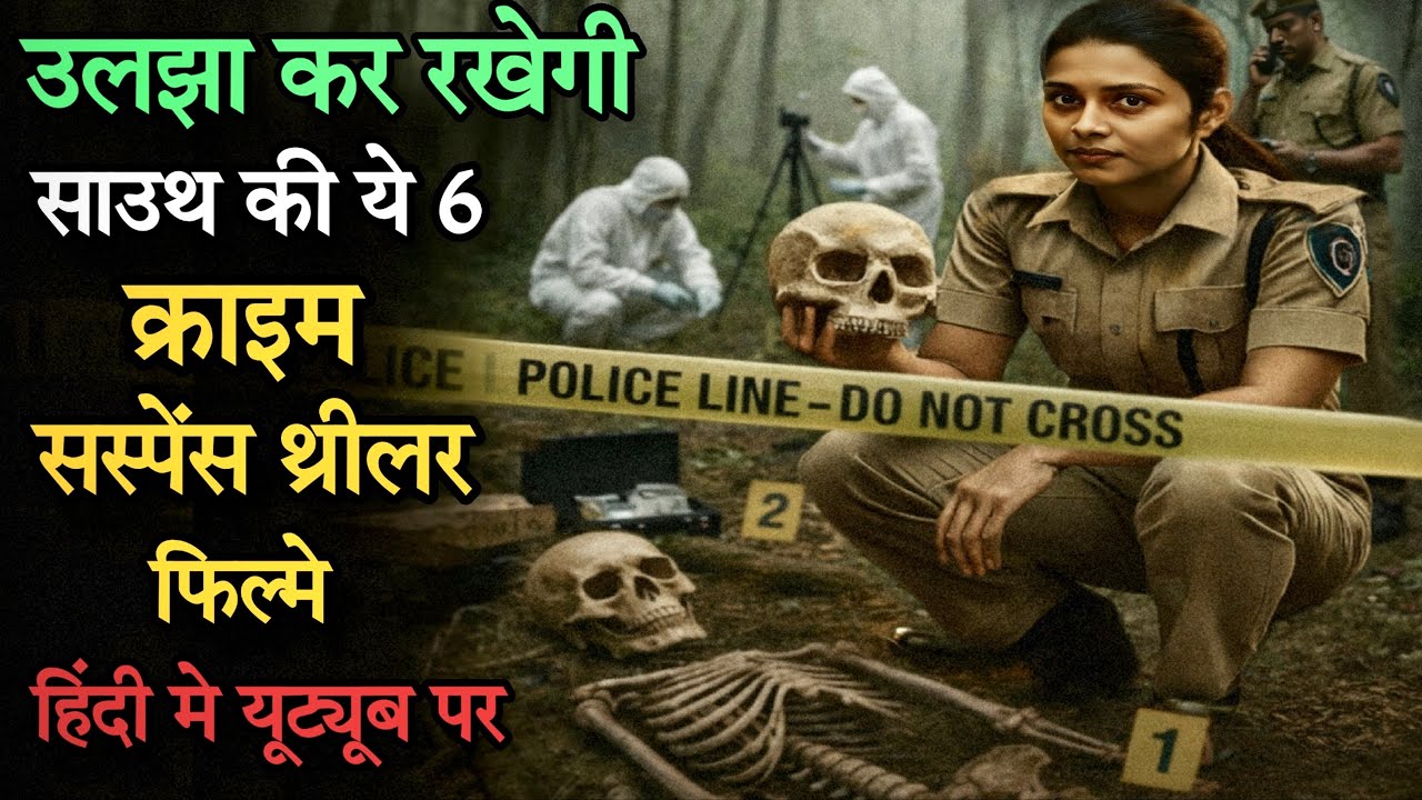 Top 6 South Crime Suspense Thriller Movies In Hindi 2026|Murder Mystery|Investigative Thriller Films