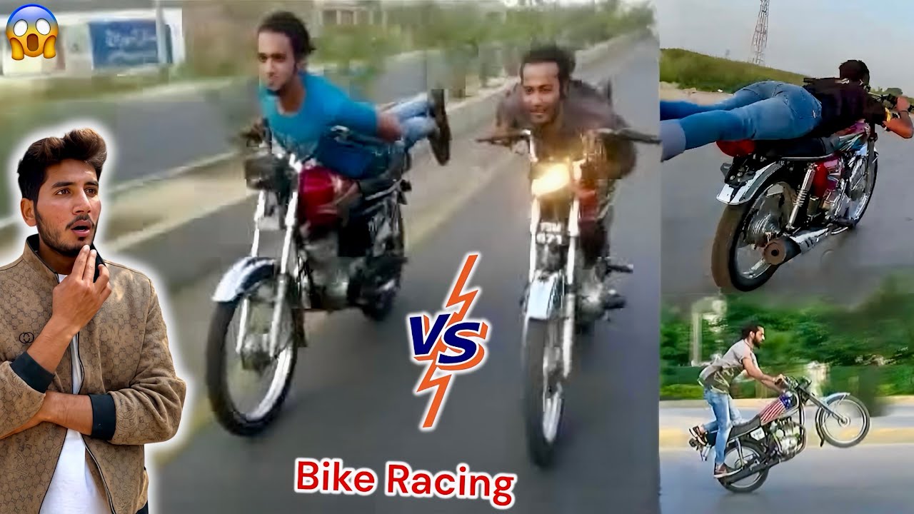 BIKE🏍️ RACING CHALLENGE ACCEPTED😱 HAMMAD🆚 HAMZA