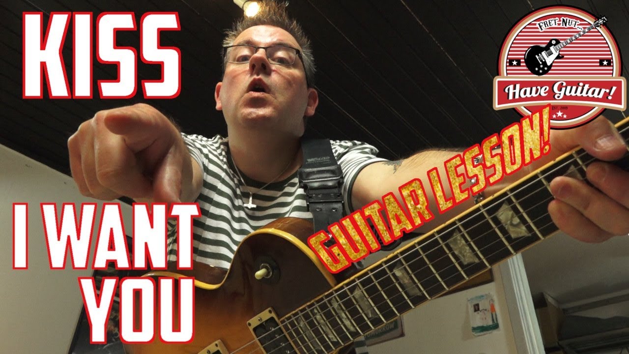 I Want You by KISS (Guitar and Bass lesson)