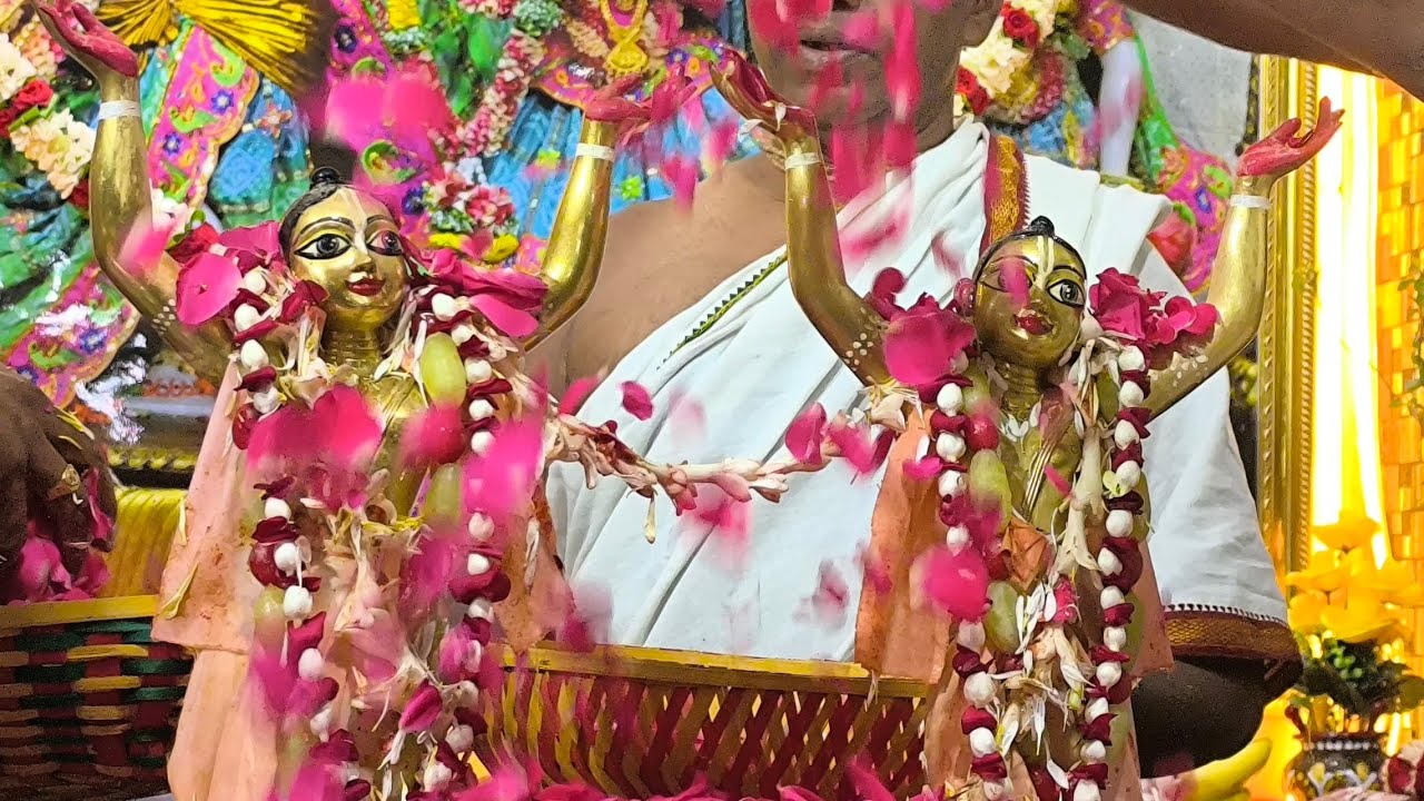 Gaur Poornima festiva 📍isckon l ramplly haydrabad (gaur nitai) 