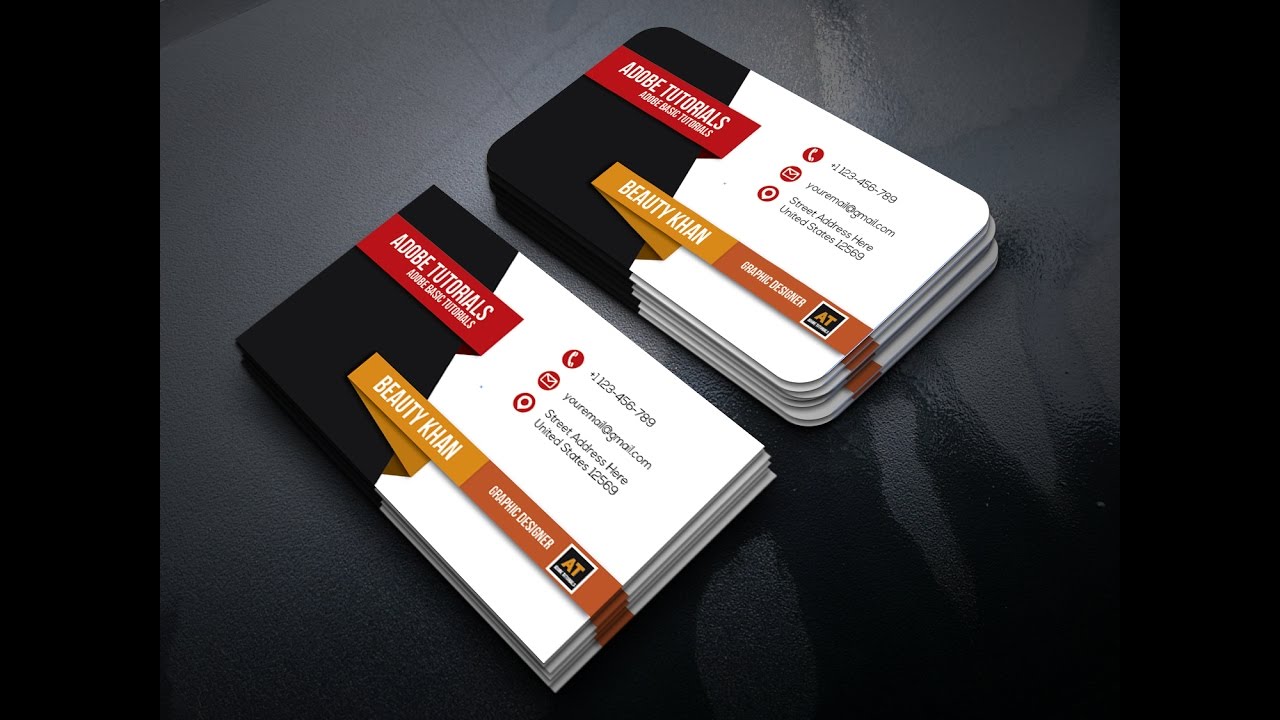 Professional Business Card Design Tutorial  ~ Illustrator cc Tutorial ~ Illustrator  Card Design