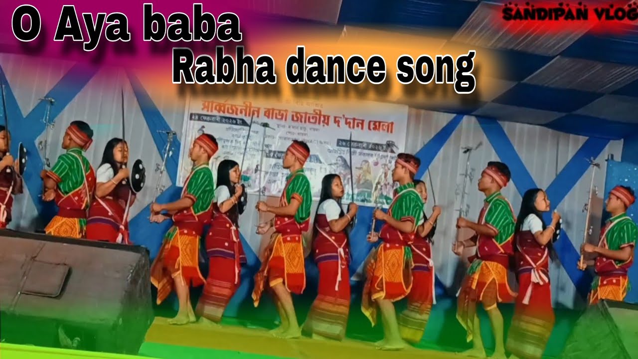 O Aya baba || rabha dance song 🥰