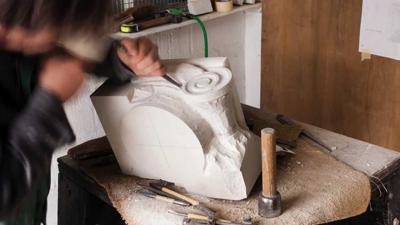Carving an Ionic Capital