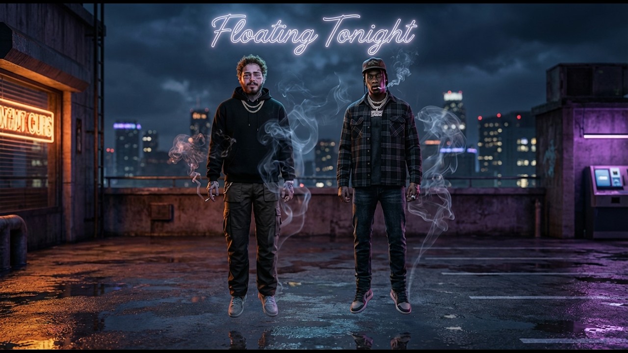Floating Tonight – Post Malone x Travis Scott Style | Chill Late-Night Vibes