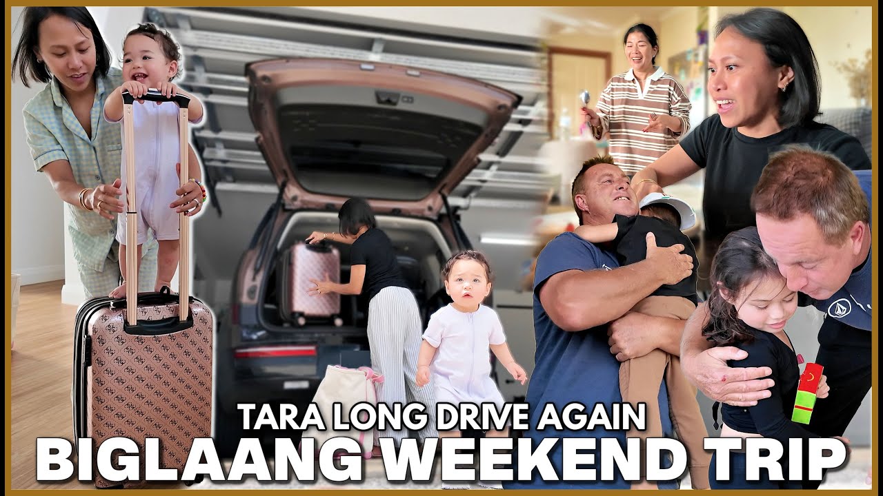 OUR BIGLAANG BIYAHE KINA MANAY! TARA LONG DRIVE ULIT! ❤️ | rhazevlogs