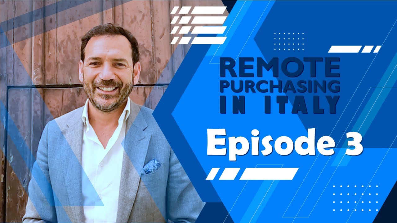 Remote Purchasing in Italy - Episode 3 by Davide Mengoli