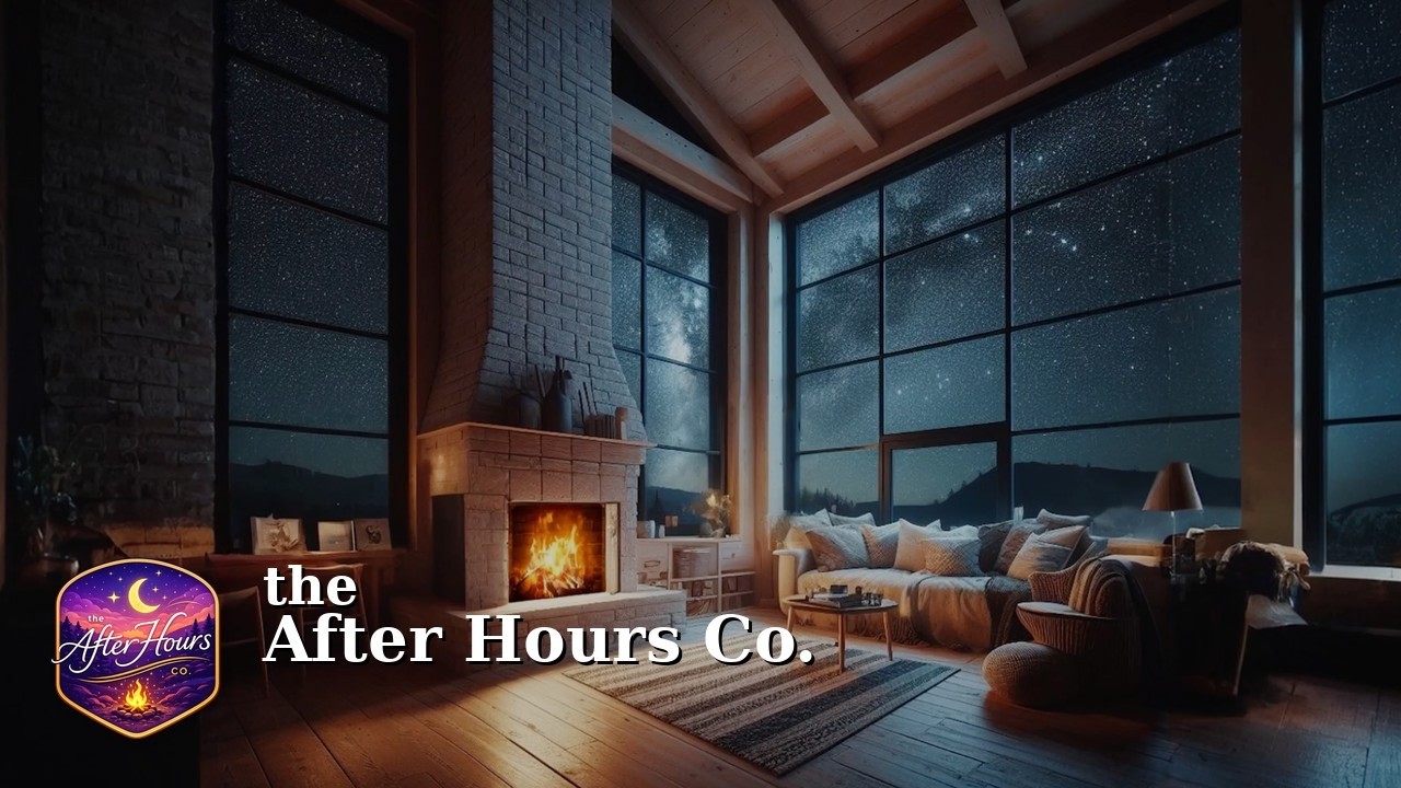 You Found the Perfect Night 🔥🌌 (Cozy Fireplace & Starry Sky)
