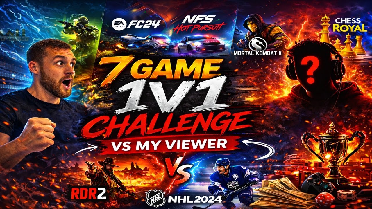 🔴 Viewer Challenged Me to a 7-Game 1v1 Tournament LIVE!