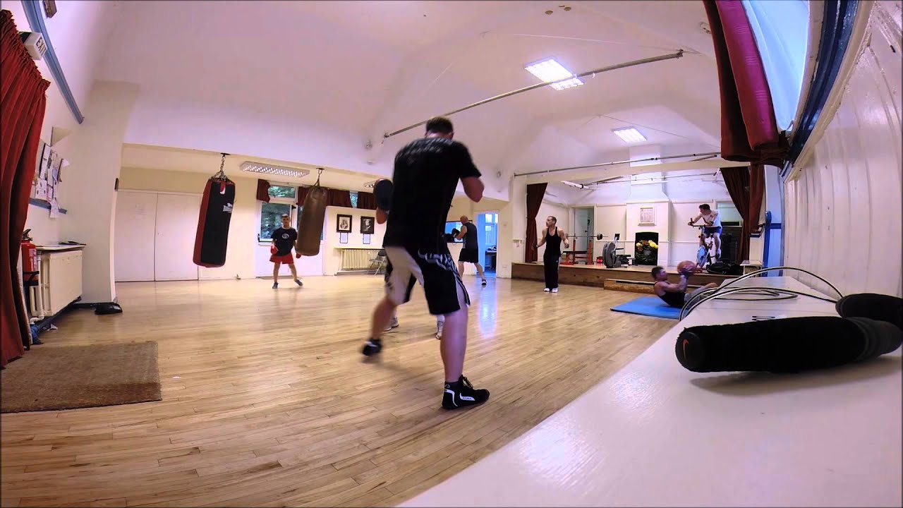 gopro fly on the wall boxing video