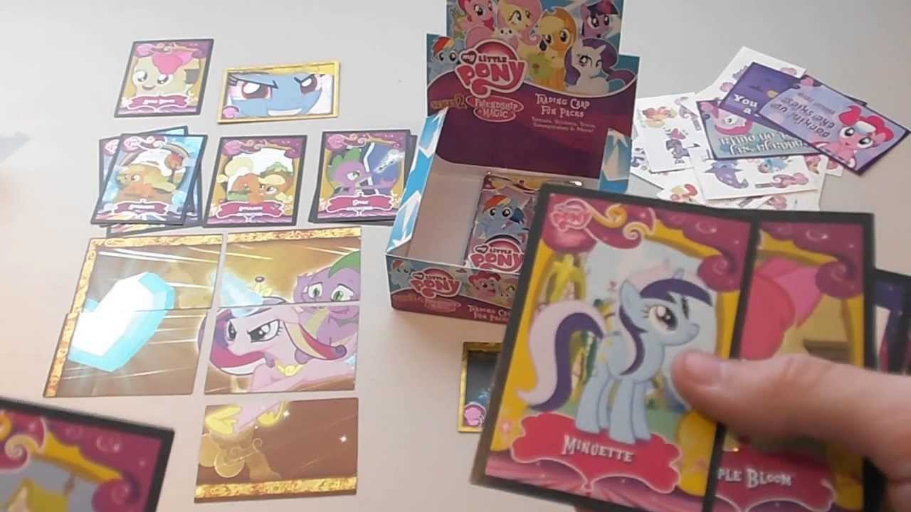MLP trading cards series 2 unboxing+review
