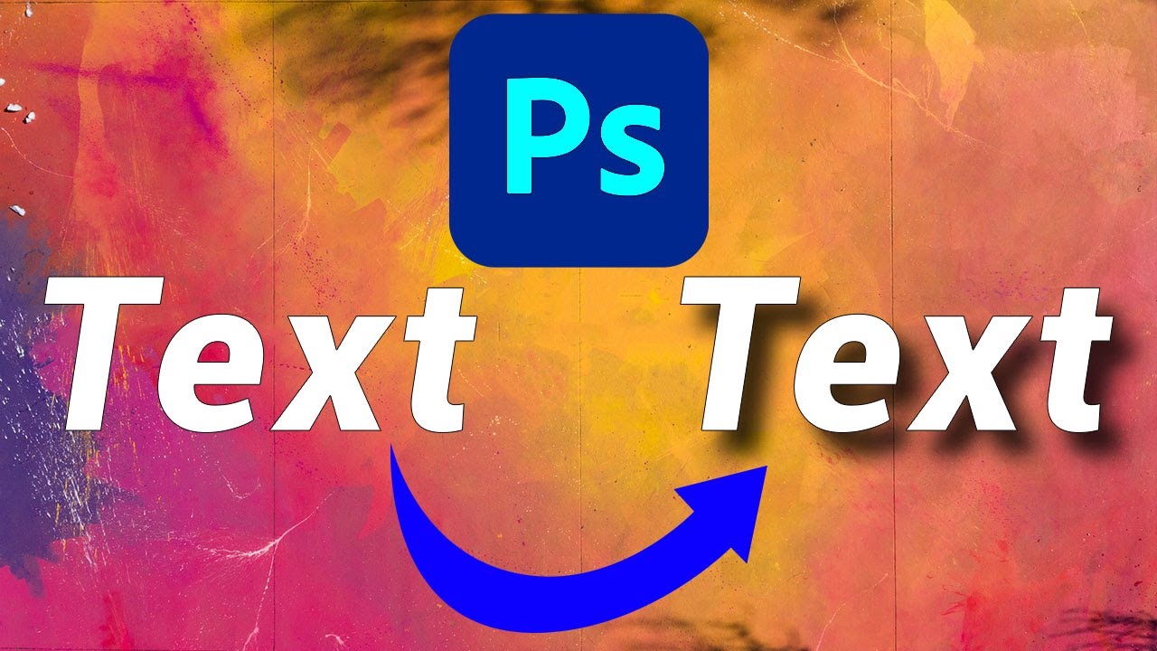 How to apply a shadow to text in Photoshop (For Beginners)