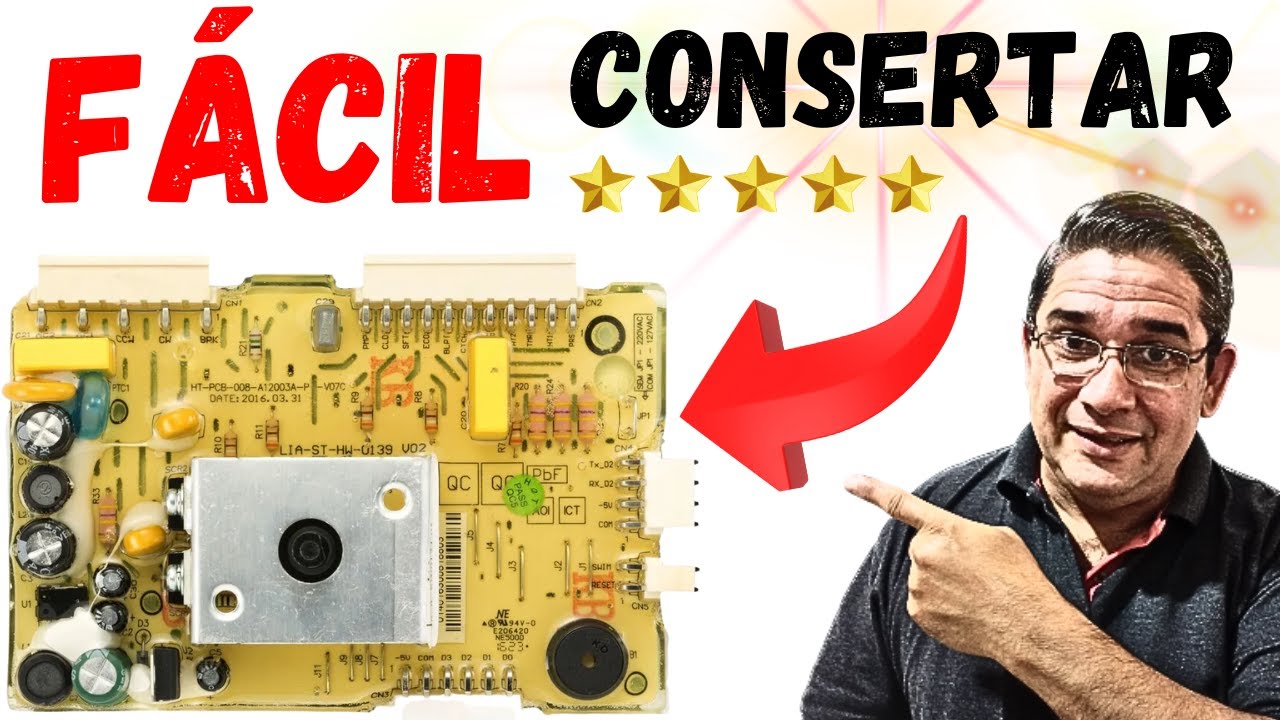 CONSERTO DA PLACA DA LAVADORA ELECTROLUX Que Não Liga