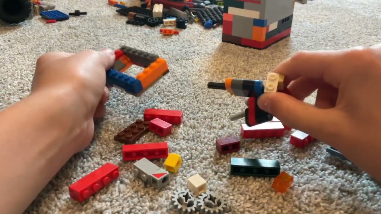 Supercharged Lego vacuum engine tutorial
