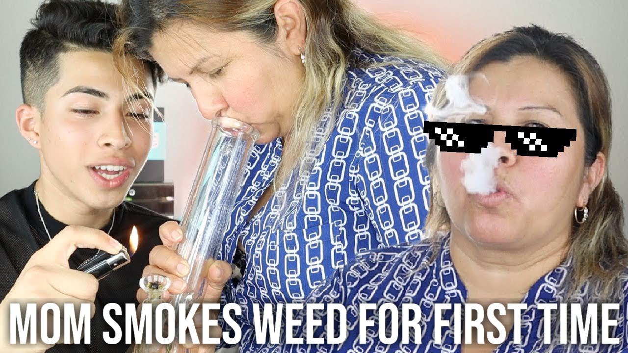 MEXICAN MOM SMOKES WEED FOR THE FIRST TIME!!