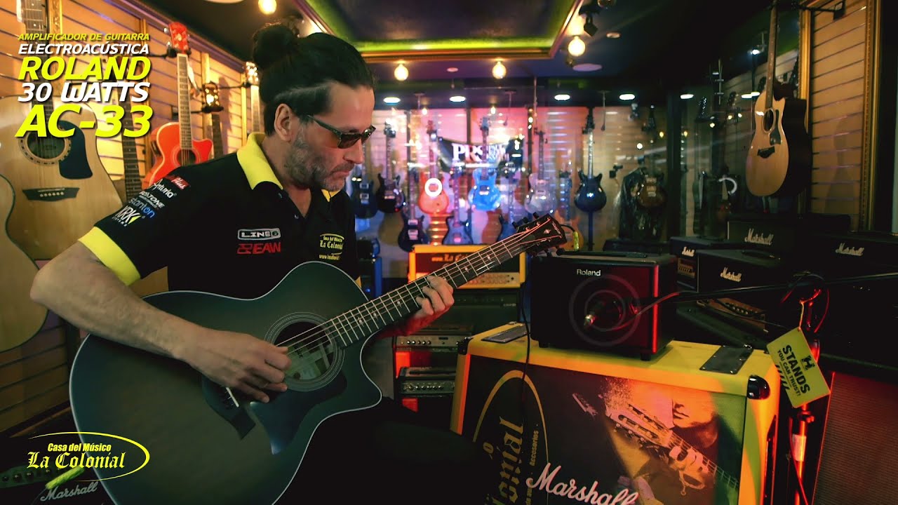 Amplificador de Guitarra Electroacústica Roland AC-33 - La Colonial