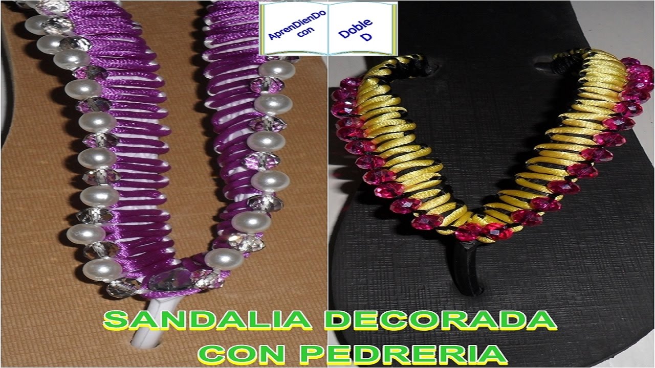 SANDALIA DECORADA CON PEDRERIA