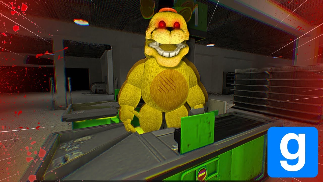 FUGA DO FREDBEAR NO ESTACIONAMENTO ABANDONADO! Gmod | ESCONDE-ESCONDE