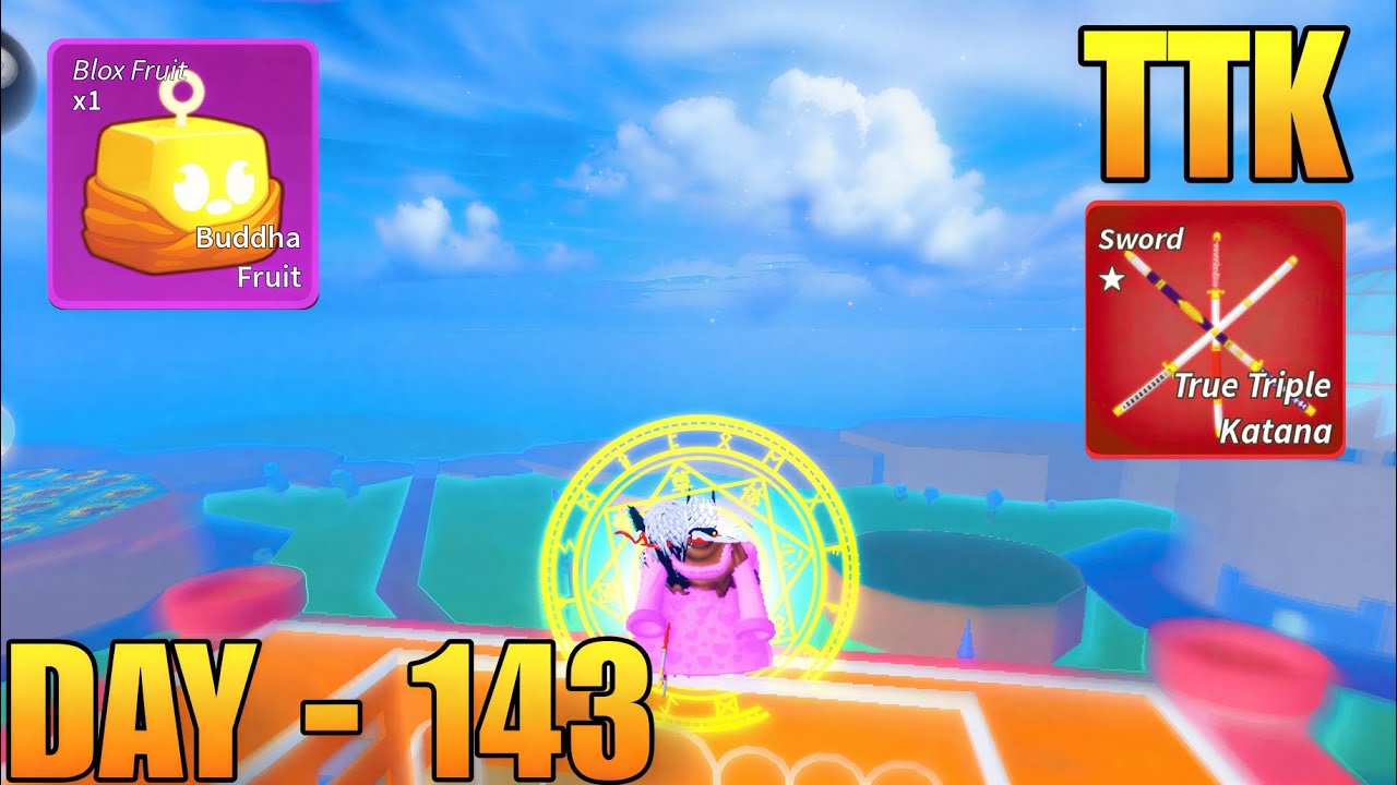 Day - 143 Buddha + TTK + Ghoul V4 Spam Bounty Hunting | Blox Fruits Roblox