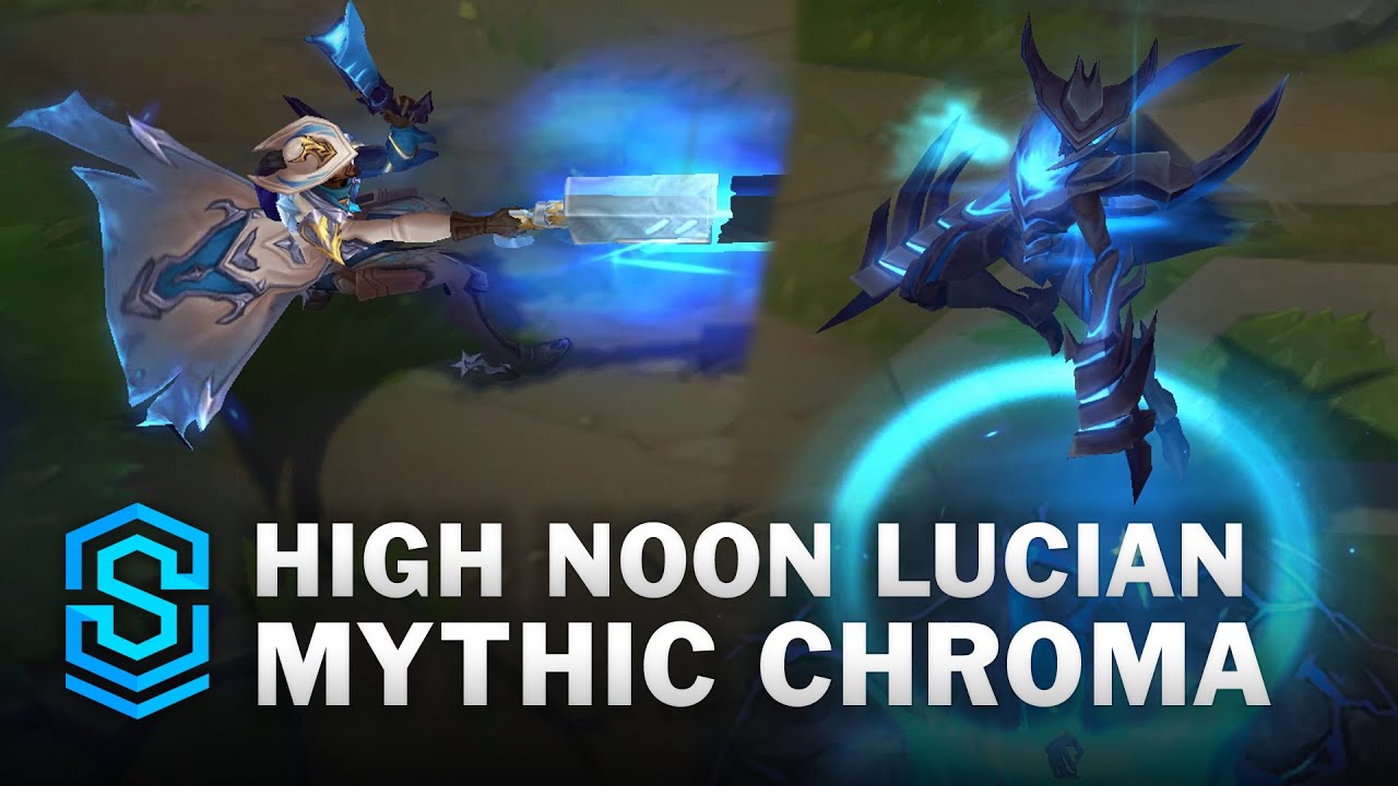 Mythic High Noon Lucian Chroma Comparison | League of Legends | Mythic Chroma