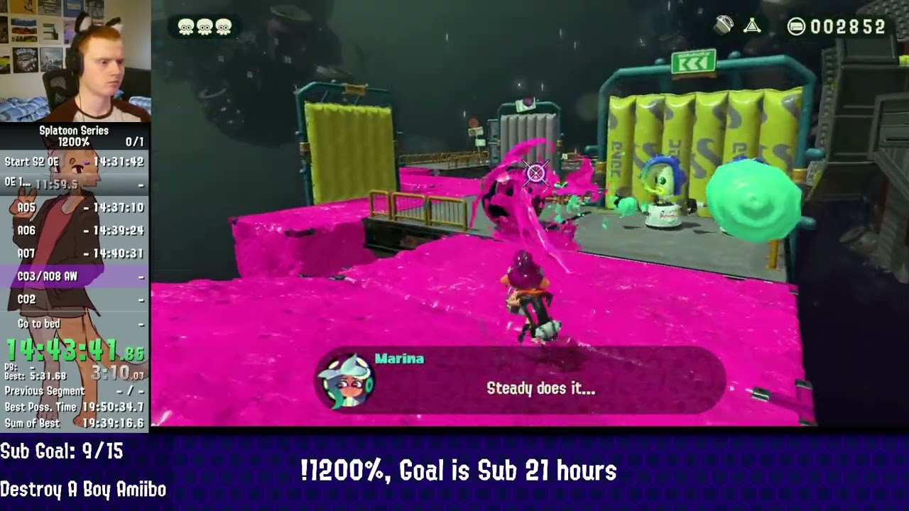 Splatoon 2 OE 100% Speedrun in 5:42:58 (Part 3/3 of Splatoon 1200% WR)