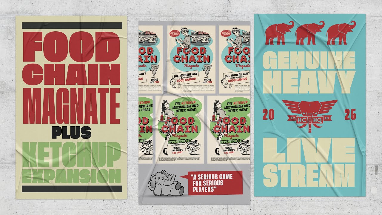 Food Chain Magnate (Revisited) -  3p Play-through & Roundtable Discussion by Heavy Cardboard