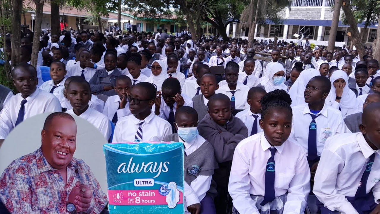 See What Happen Today In Nakuru Langalanga Sec School While Giving Sanitary Pads #mainawakabura