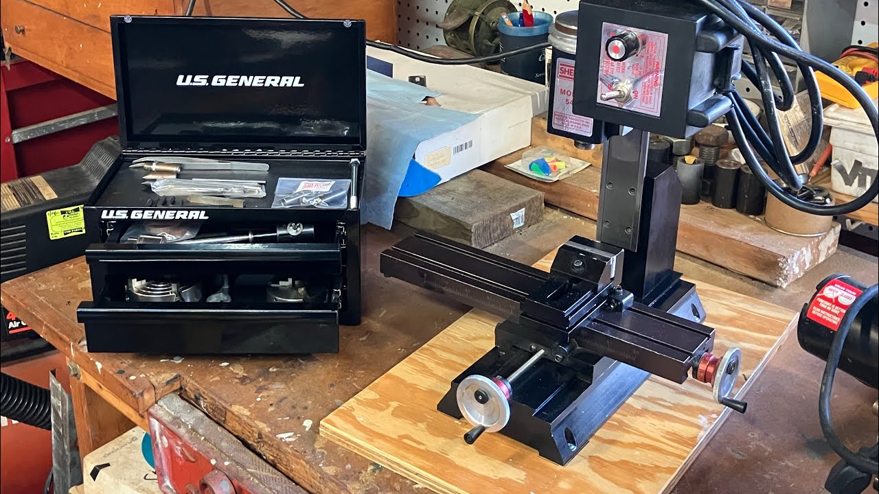 Новый мини-ящик для инструментов Harbor Freight, идеально подходящий для токарных и фрезерных ста...