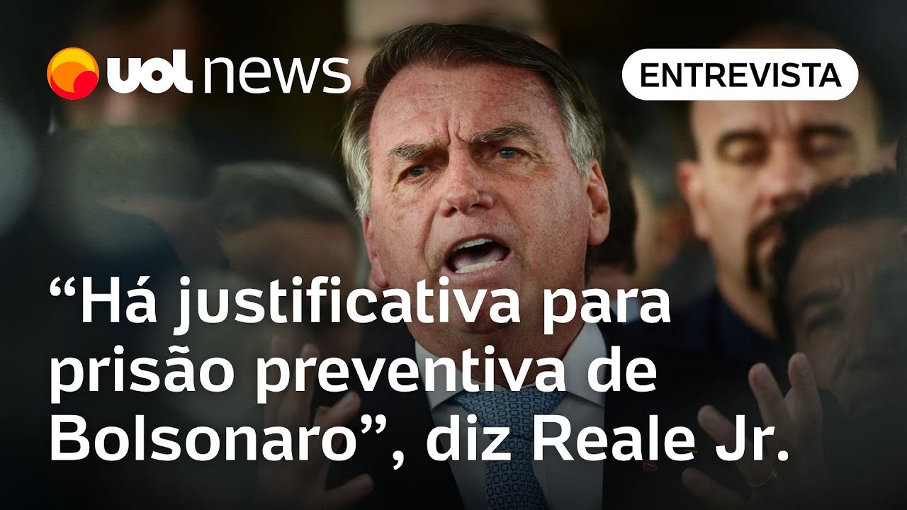 Reale Jr.: Conclusão da PF dá justificativa para prisão preventiva de Jair Bolsonaro