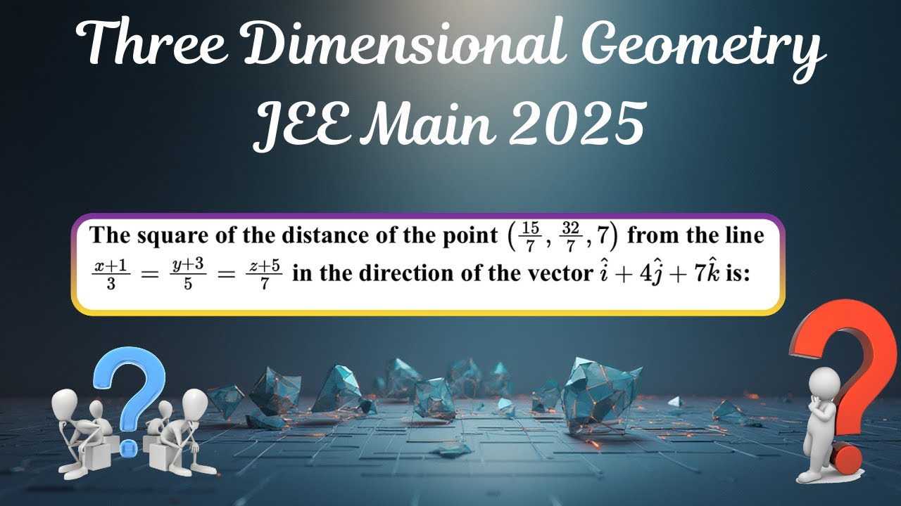 The square of the distance of the point (15/7,32/7,7) from the line (x+1)/3= (y+3)/5=(z+5)/7 in the