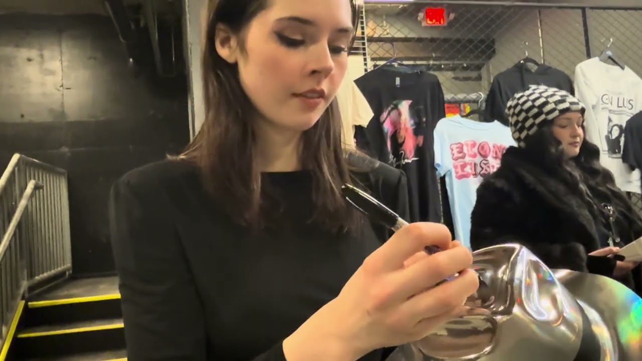 Elise Trouw signing for me at Empire Underground 2/20/2026.