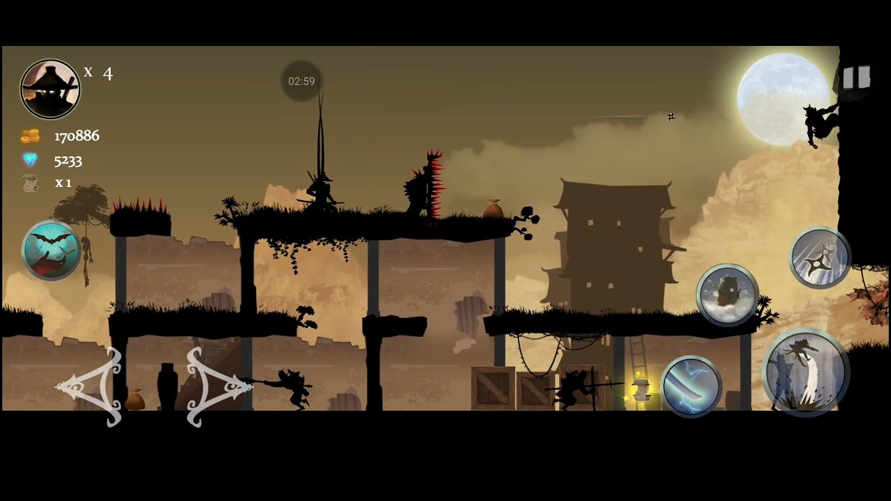 Ninja arashi chapter 3 level...13.....game solve 😍😍😍