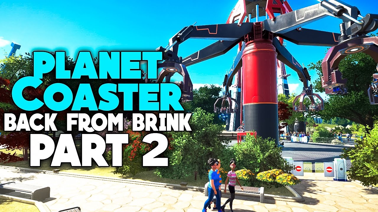 Back from the Brink | Planet Coaster Gameplay Part 2 [Career Mode] ~ Turning a Profit!!