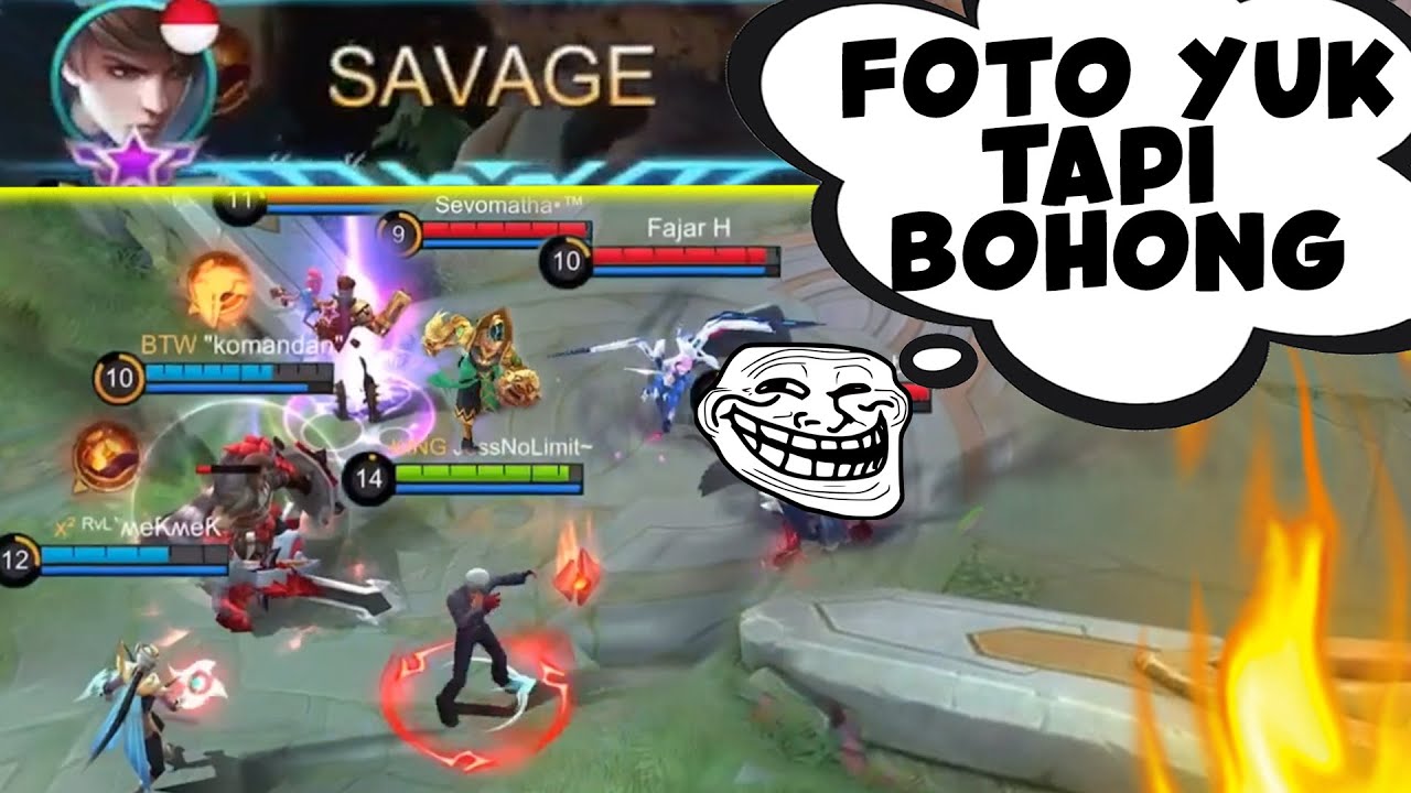 Top 1 Gusion Di Prank? Aku Balas Savage - Mobile Legends