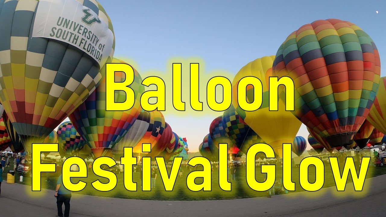 Glow Walk AIBF 2019 Albuquerque International Balloon Fiesta 4K ABQ Hot Air Balloons