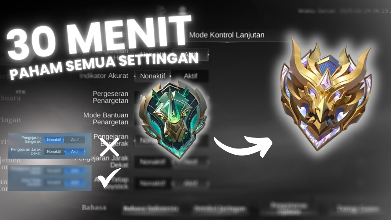 30 Menit Paham Semua Setting Control MLBB TERBARU 2025!