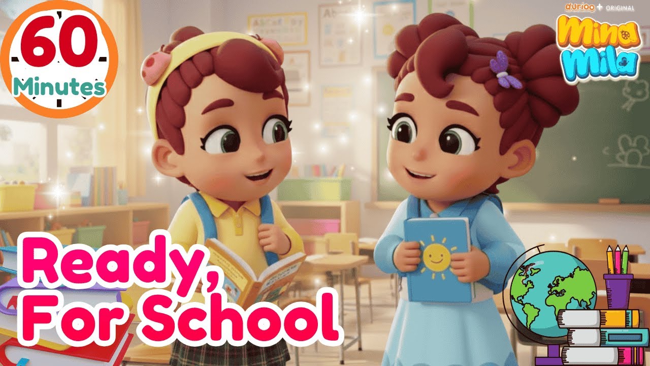 🎒 Mina Mila | Ready For School! 😄 Big Smiles & New Day Fun | Durioo+ The Makers Of Omar & Hana