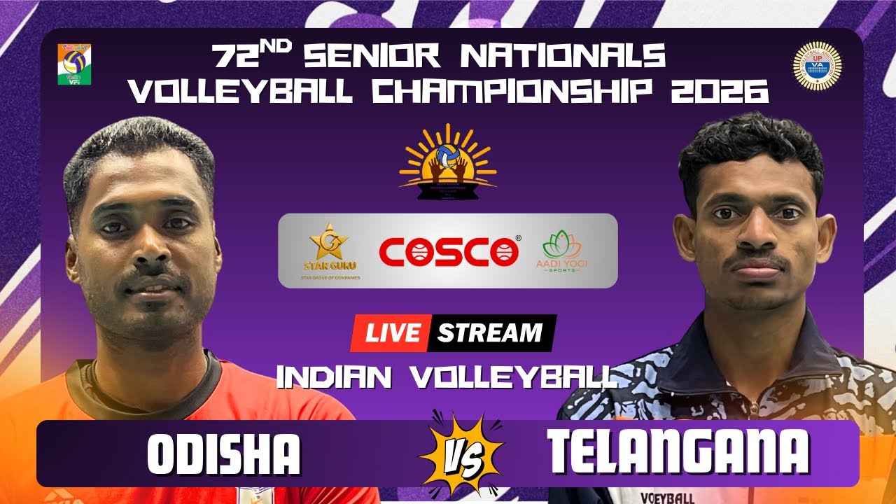 Telangana VS Odisha | 72nd Senior National Volleyball Championship 2026