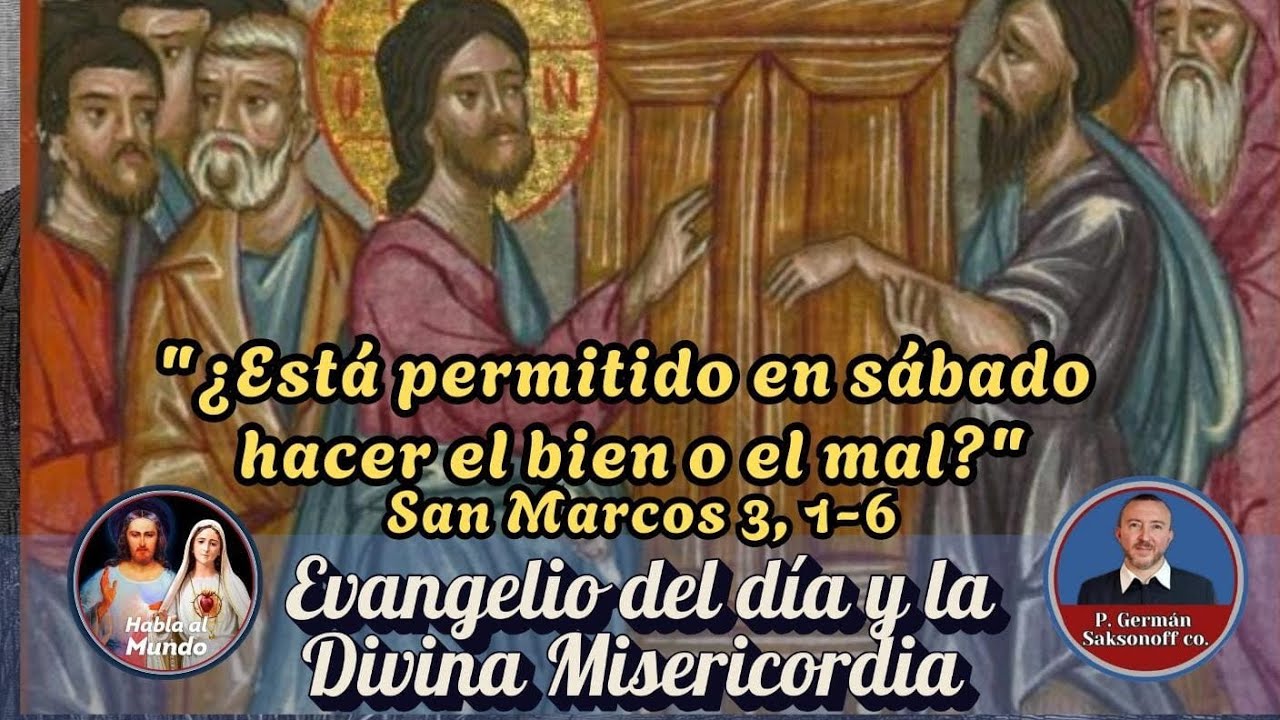 Evangelio del día y la Divina Misericordia 21 de enero. Reflexión del p. Germán Saksonoff co.
