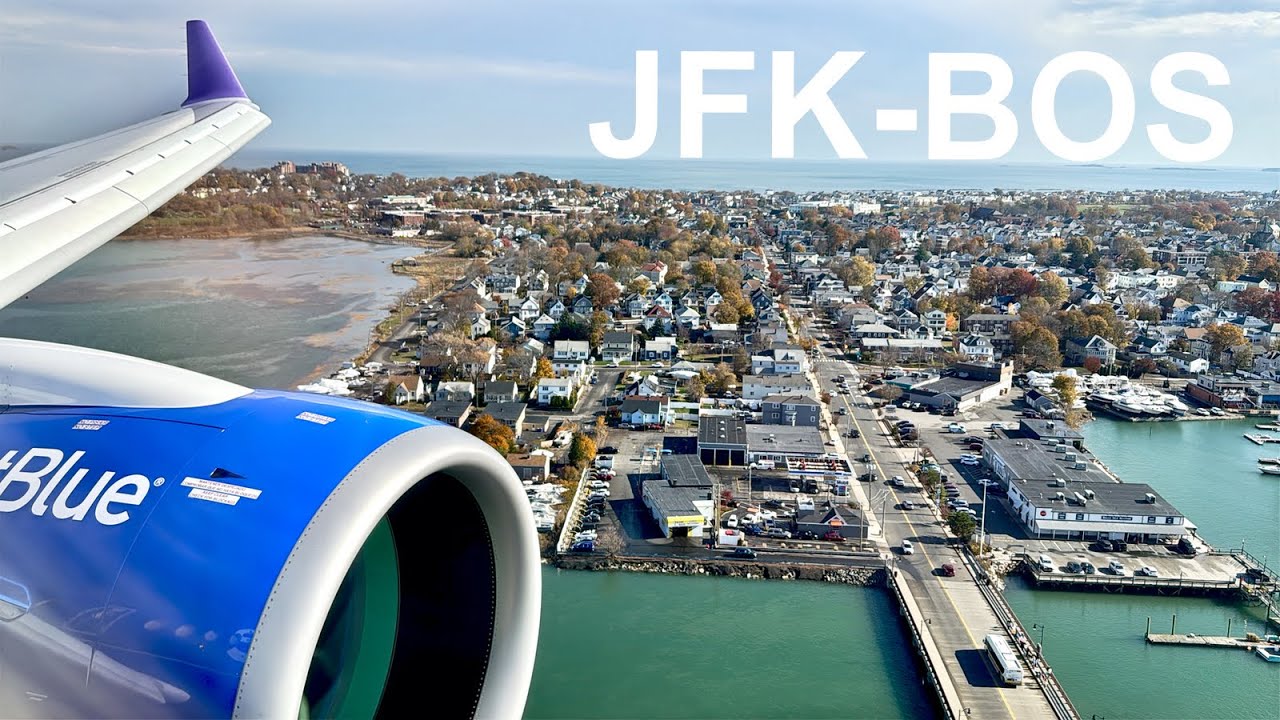 Government Shutdown – ATC DELAYS – JFK-BOS on JetBlue Airways A220-300 – N3258J