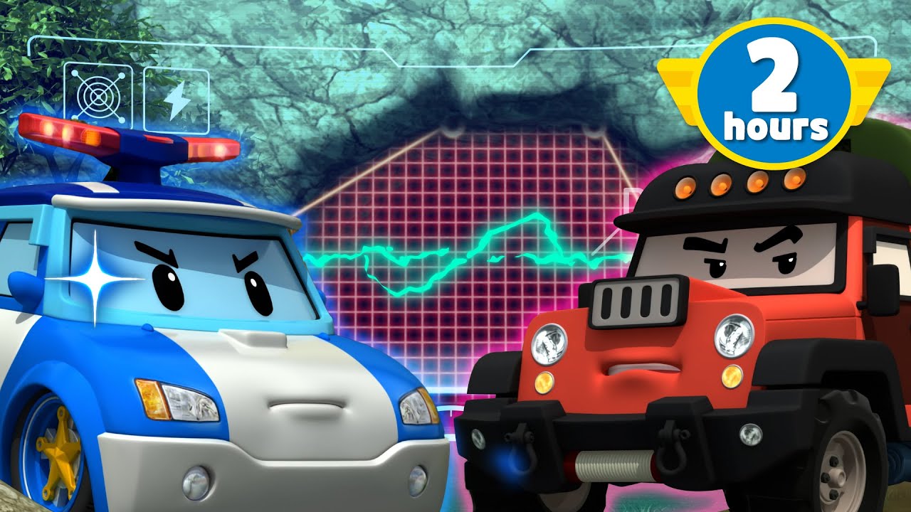 Derrota al Villano│Compilación de 2 Horas│POLI vs Poacher│Robocar POLI TV español