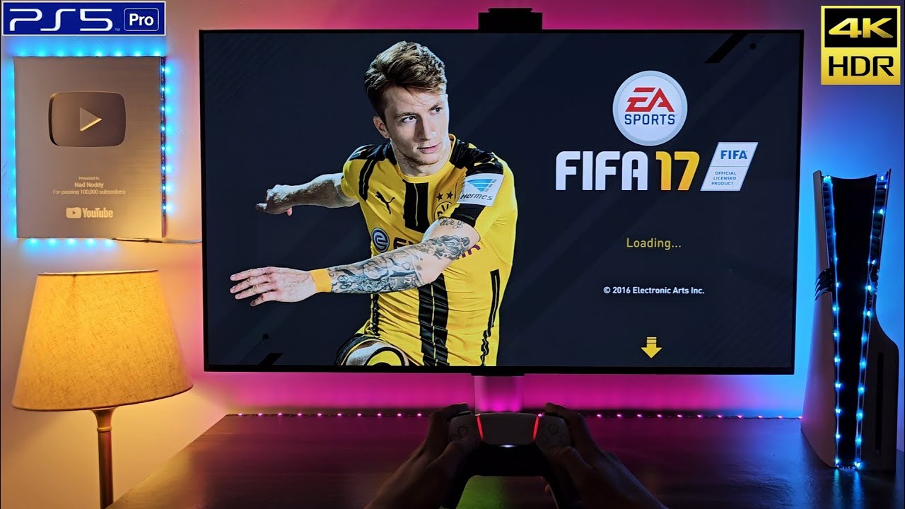 FIFA 17 on PS5 PRO